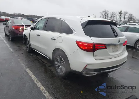 2017 Acura Mdx z USA, uszkodzony, nr VIN 5FRYD4H32HB004429
